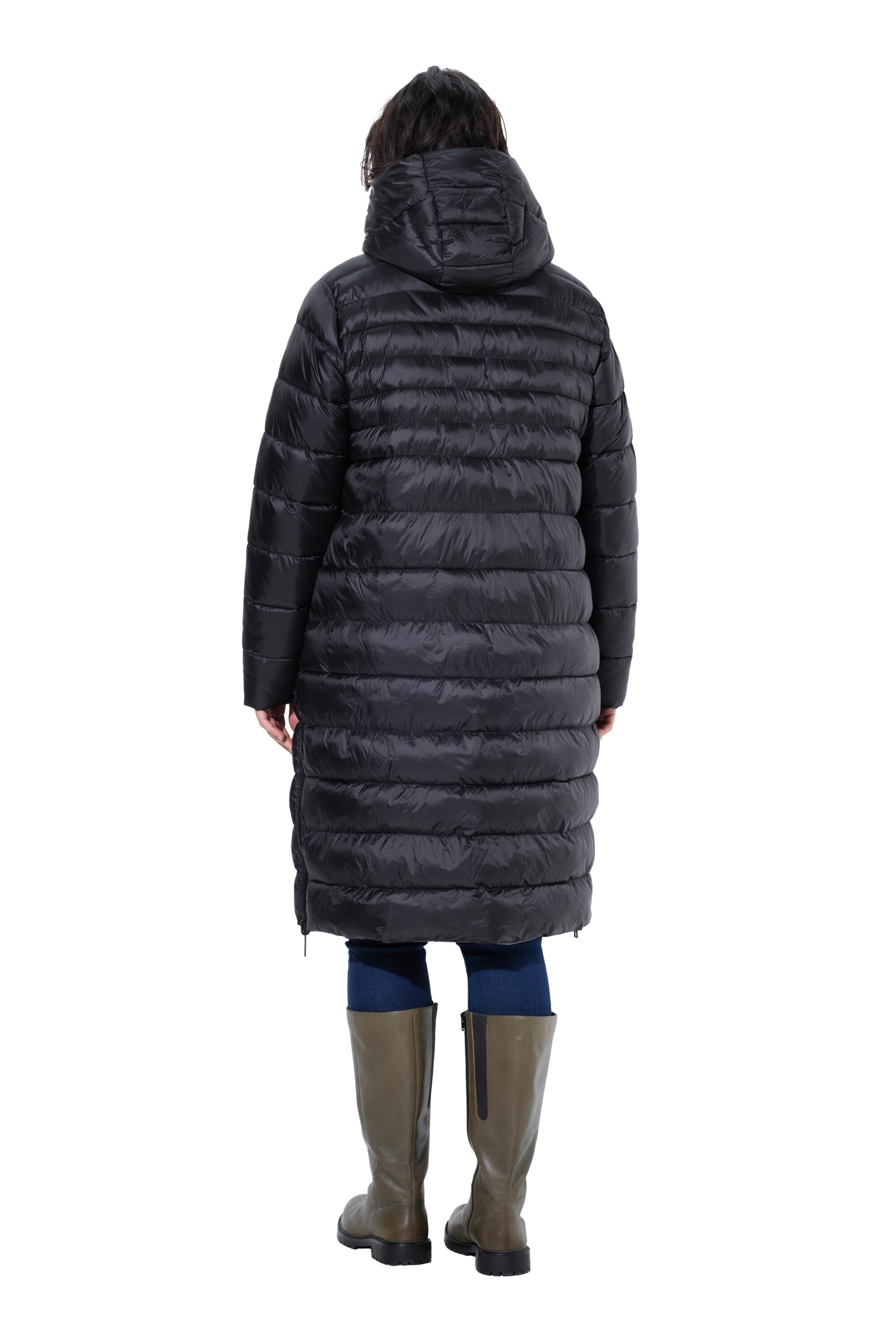 Ulla Popken Mantel in Schwarz