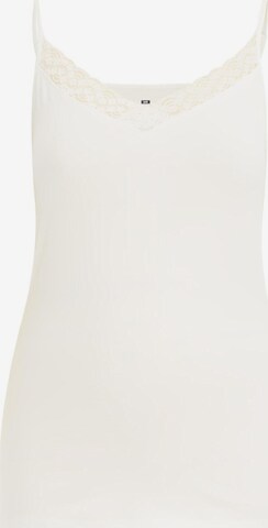 Top di WE Fashion in bianco: frontale