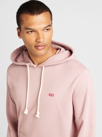 LEVI'S ®Regular Fit Sweater majica 'Original Housemark Hoodie' - roza boja