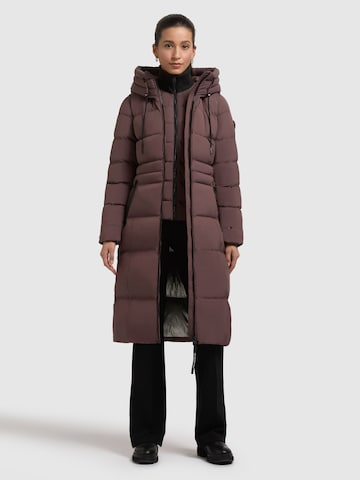 Cappotto invernale di khujo in lilla