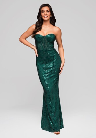 Ombre Avondjurk in Groen