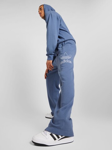 Loosefit Pantaloni 'Adicolor Outline Trefoil' di ADIDAS ORIGINALS in blu