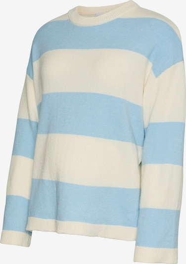 MAMALICIOUS Neulepaita 'MLMONIA VITA' värissä taivaansininen / villanvalkoinen, Tuotenäkymä