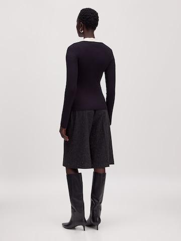 EDITED Pletena jopa 'Davi' | črna barva