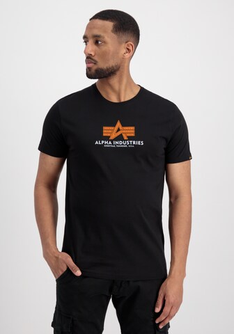 ALPHA INDUSTRIES Shirt in Black