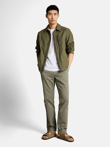 Regular Pantalon chino TOM TAILOR en vert