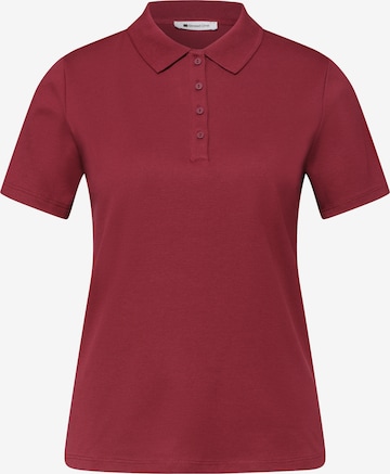 STREET ONE Poloshirt in Rot: Vorderseite