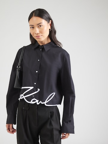 Karl Lagerfeld Blouse in Black: front