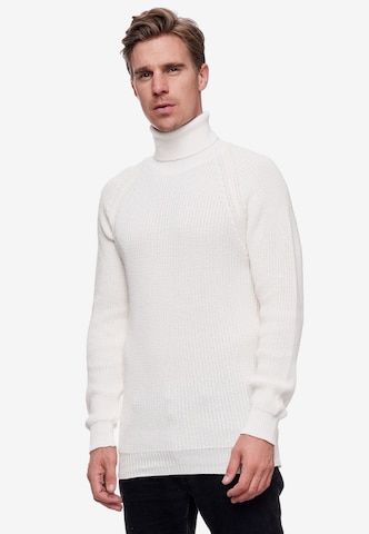 Rusty Neal Sweater in White: front