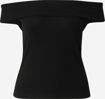 PIECES Top 'PCMARGO' in Schwarz: Vorderseite