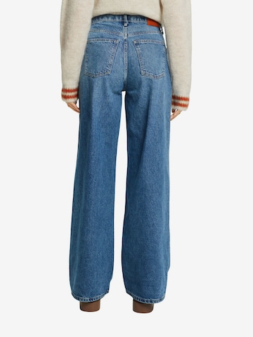 ESPRIT Wide leg Jeans in Blauw