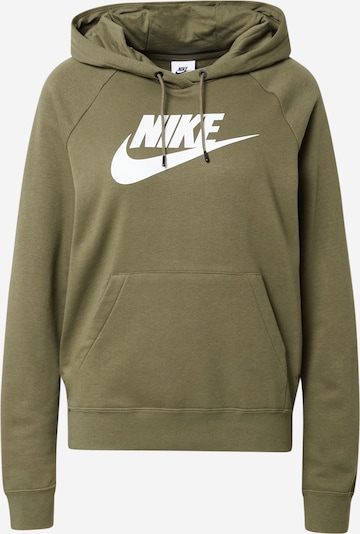 Nike Sportswear Sportisks džemperis, krāsa - olīvzaļš / balts, Preces skats