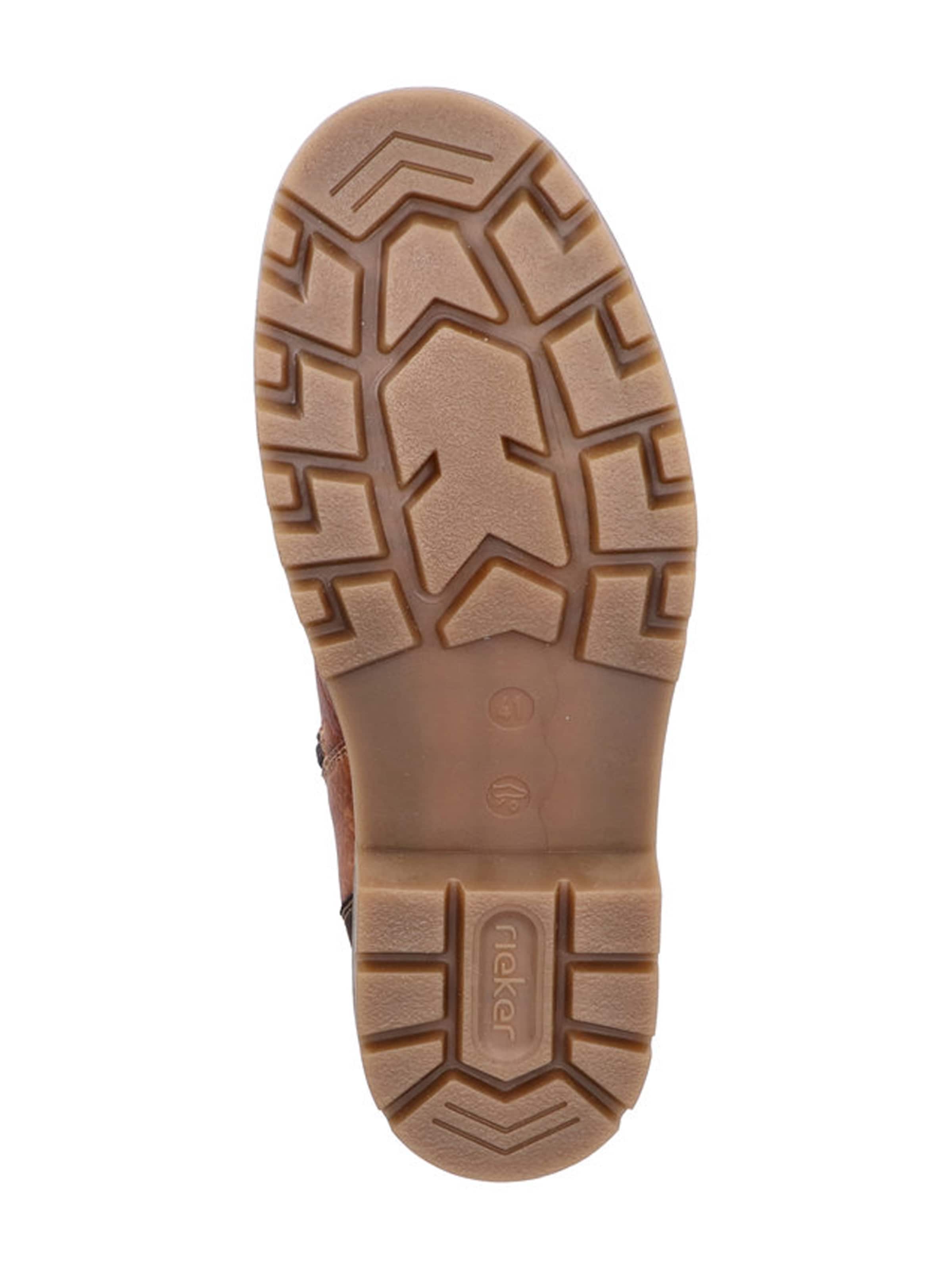 Rieker Μπότες με κορδόνια σε καφέ