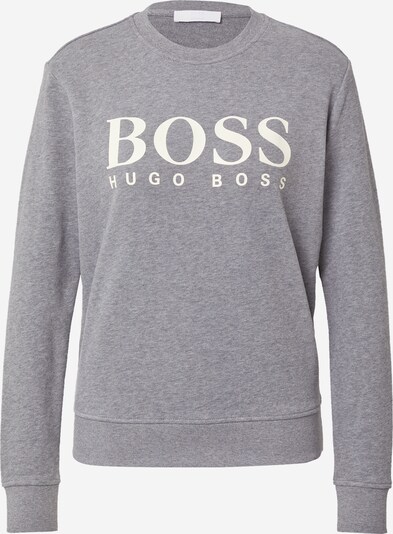 BOSS Casual Sweatshirt in mottled grey / White, Item view