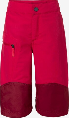 VAUDE Regular Outdoor Pants in Red: front