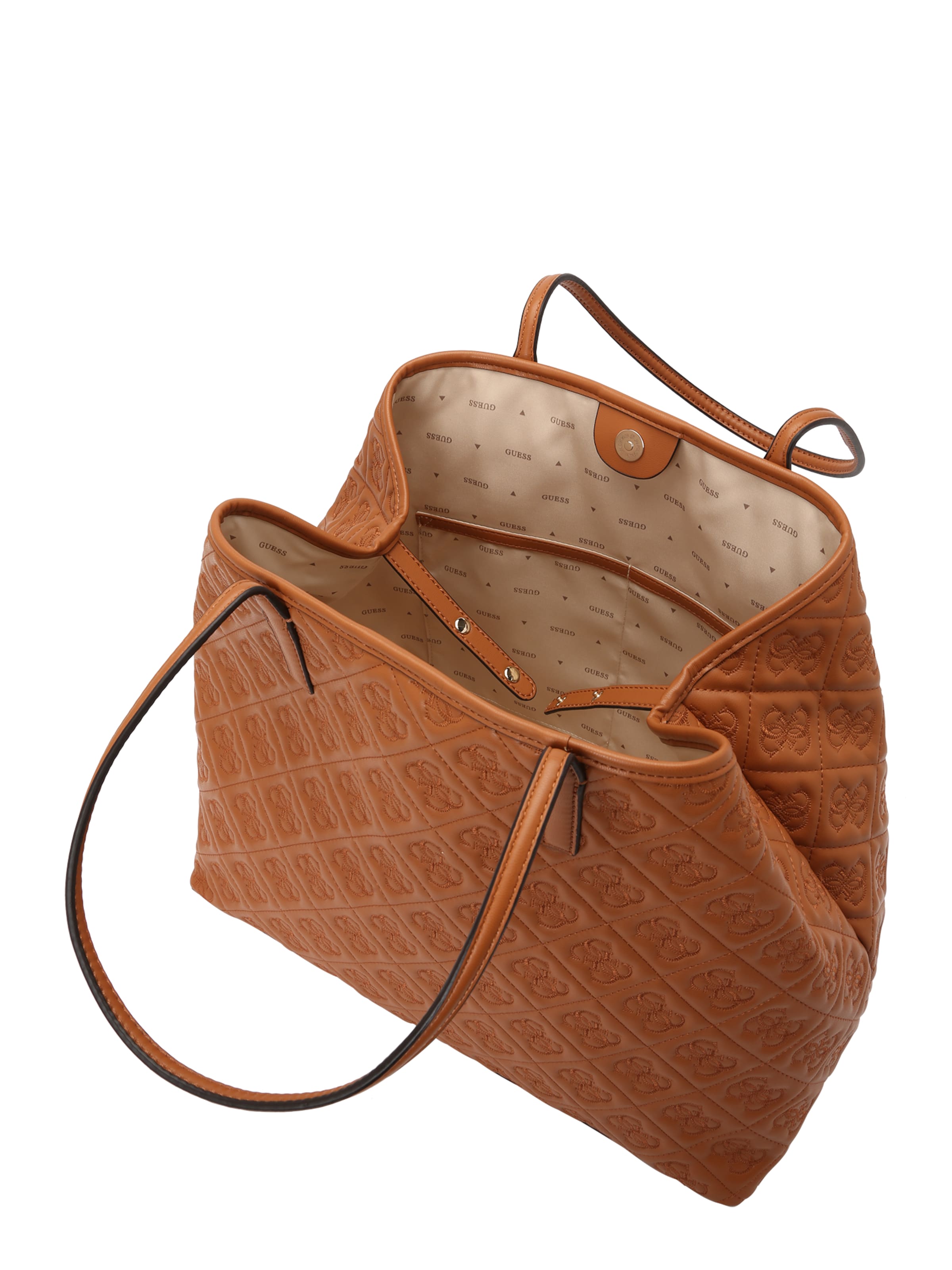 GUESS Шоппер 'ADELASIA LARGE 2 IN 1 TOTE' в Коричневый