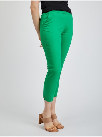 Orsay Slim fit Pants in Green: front