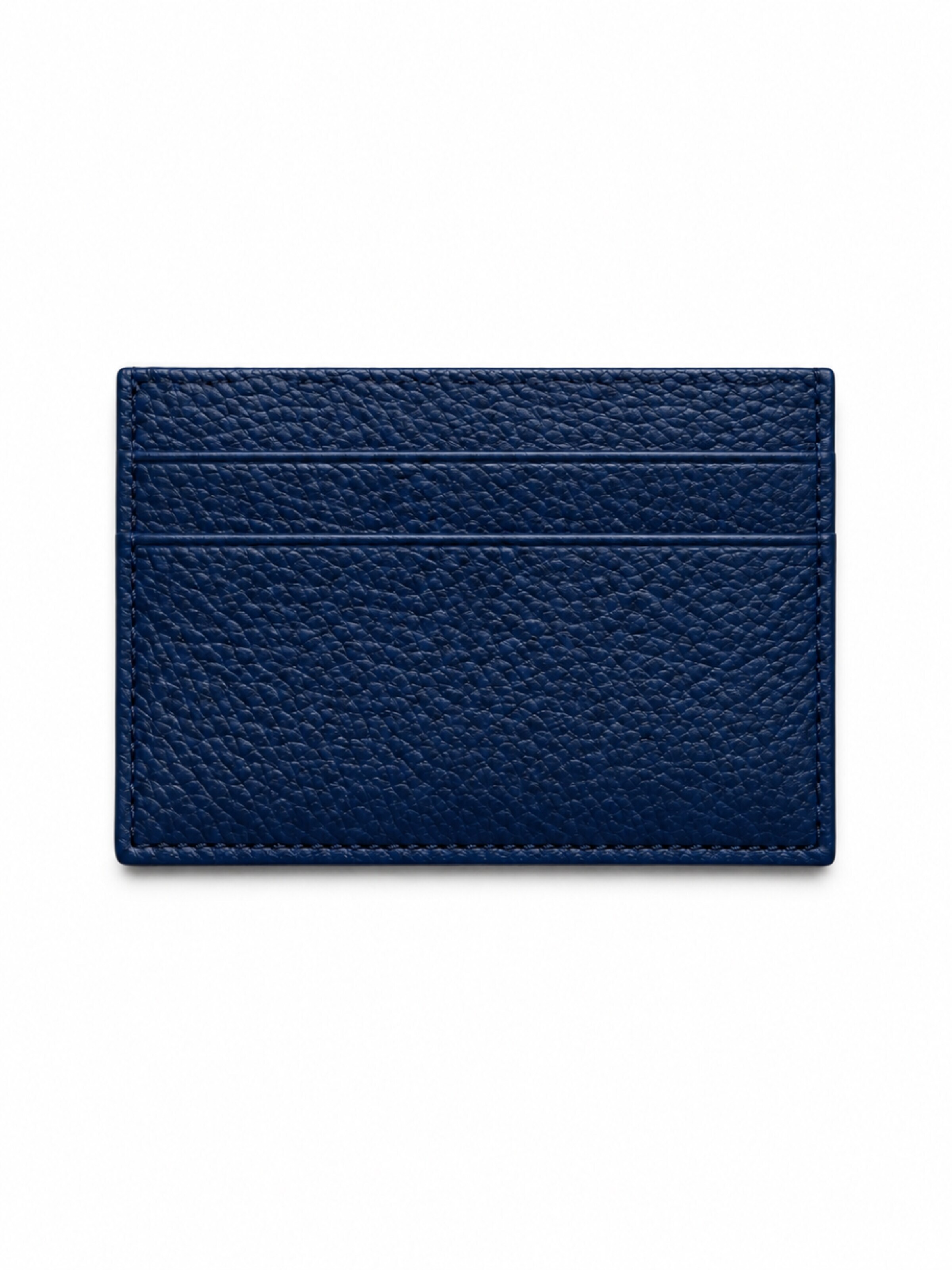 Laurent Vergne Wallet 'Millau- Leather Cardholder - Royal Blue' in Blue: front