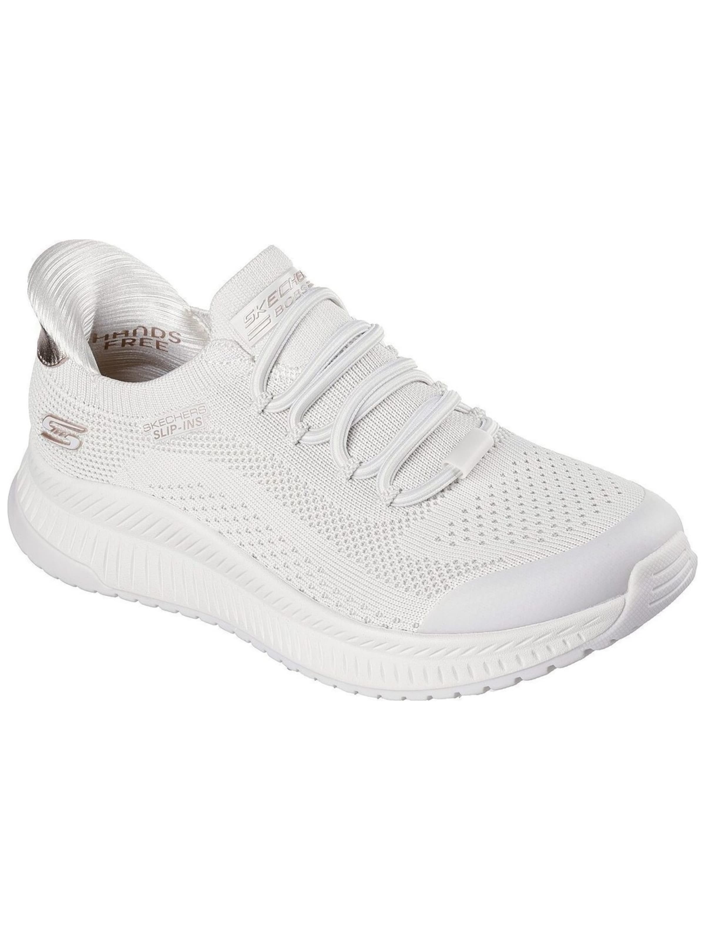 SKECHERS Sportschoen 'Skechers Bobs Squad 4 - Dire Step' in Beige: voorkant