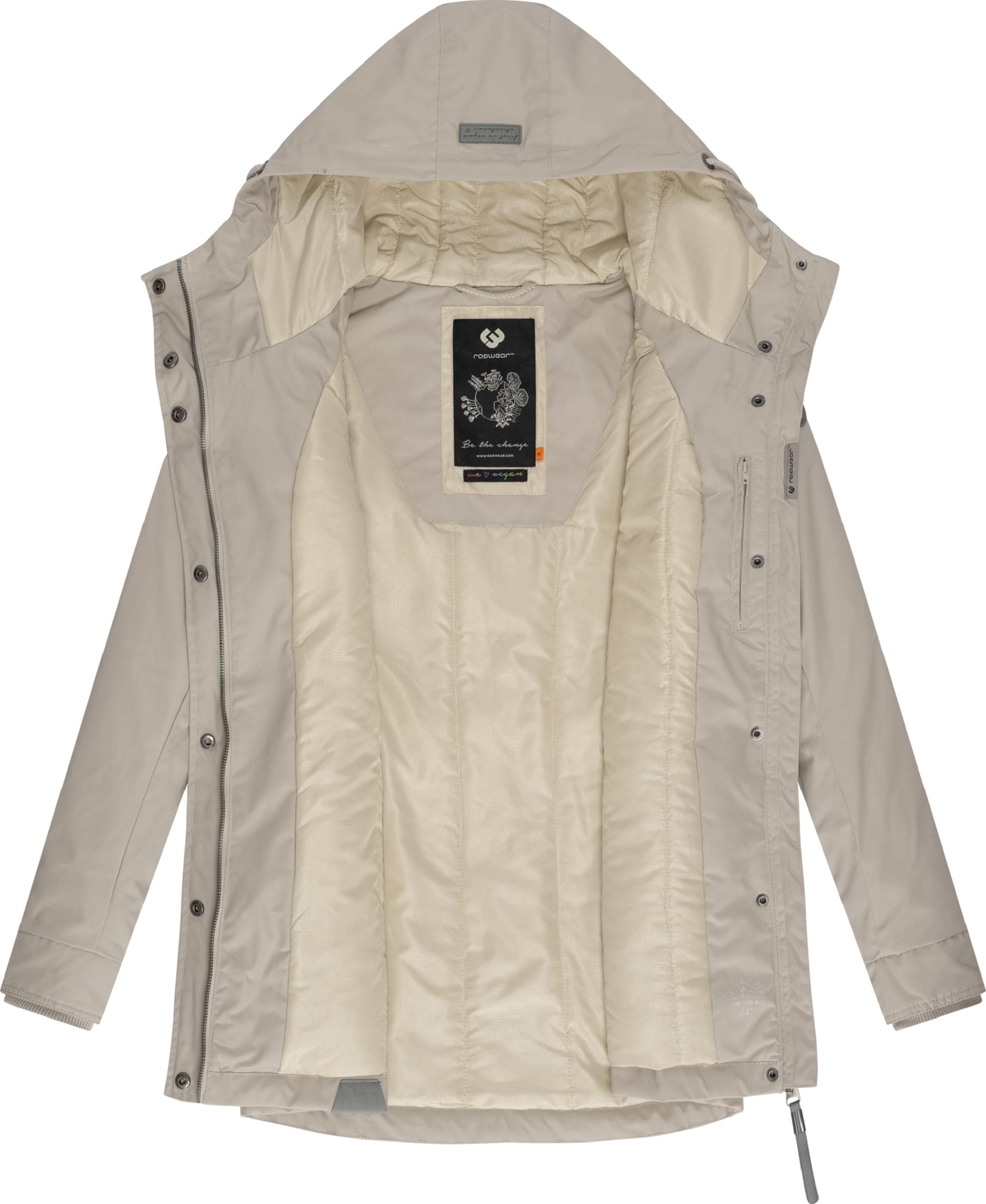 Ragwear - Parka de inverno 'Monadis' em cinzento