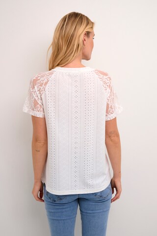 T-shirt 'Lone' Cream en blanc