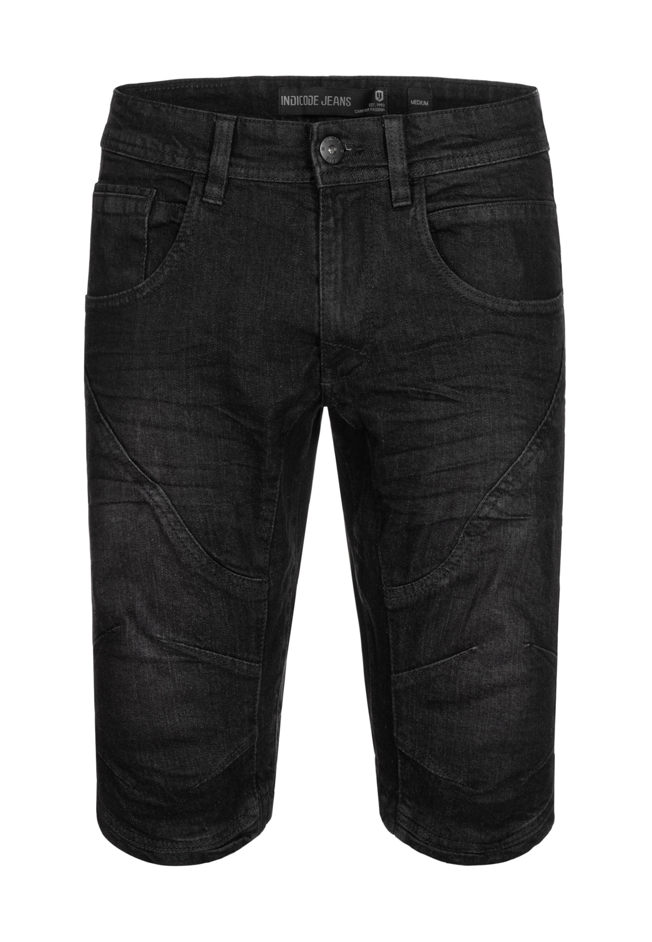 INDICODE JEANS Jeans 'Leon' in Black: front