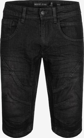 INDICODE JEANS Regular Jeans 'Leon' in Black: front