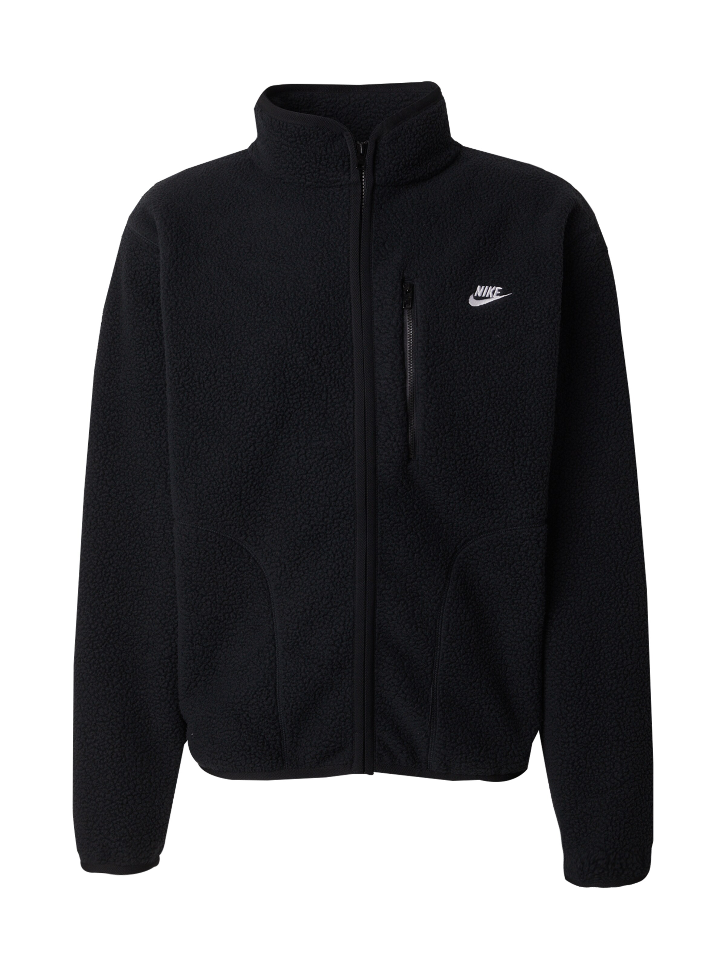 Nike Sportswear Fliisjakk 'CLUB SSNL', värv must: eest vaates