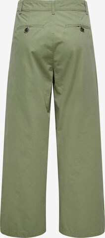 Wide Leg Pantalon à pince ONLY en vert