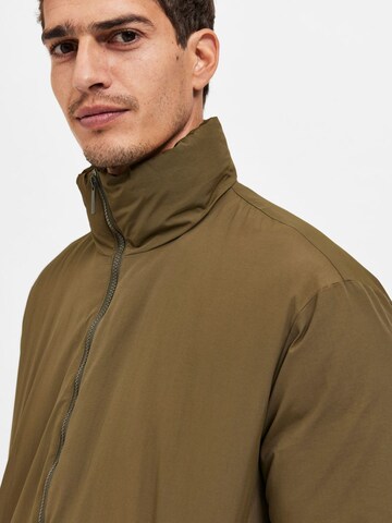 Manteau mi-saison SELECTED HOMME en vert