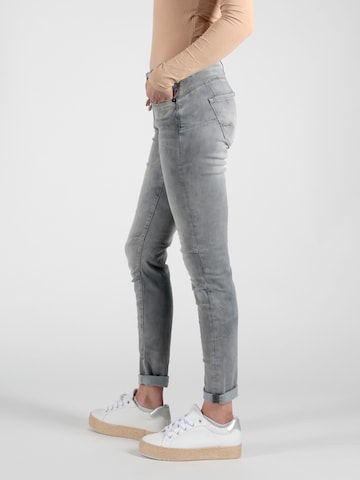 Miracle of Denim Skinny Jeans 'Eva' in Grau