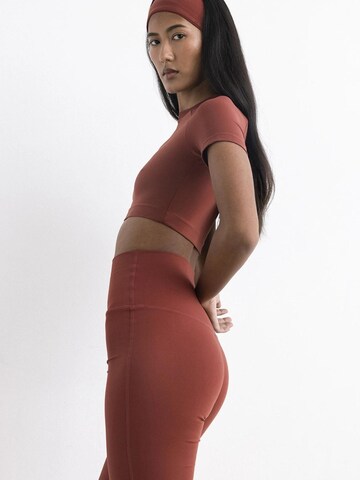 MyLibi Flared Leggings 'Leggings campana rojos – Flare Wine' i rød