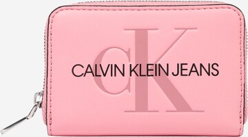 Calvin Klein Jeans Wallet in Pink: front