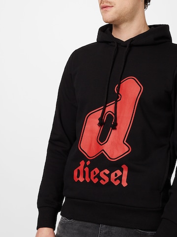 DIESEL Sweatshirt 'GINNOUT' in Black