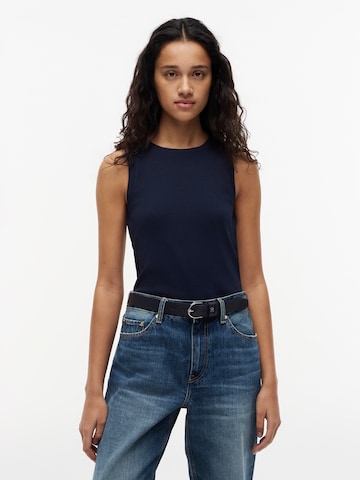 TOMMY HILFIGER - Top em azul: frente