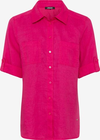 Olsen Blouse in Roze: voorkant