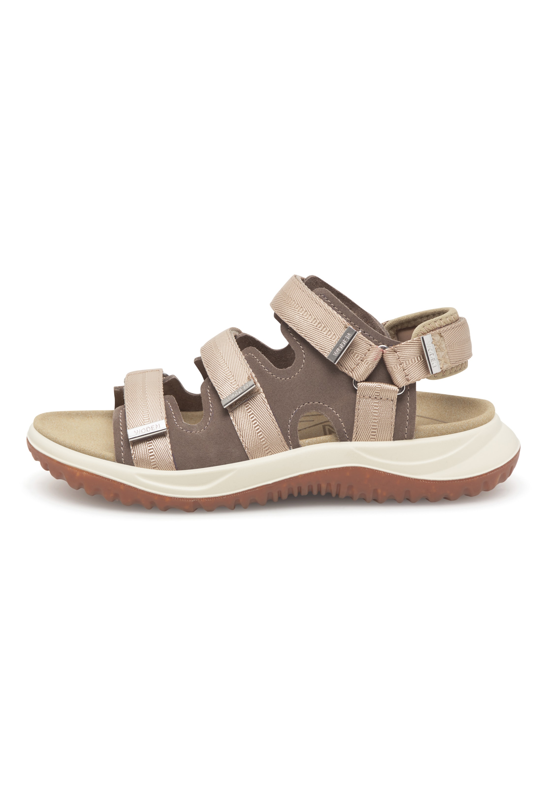 WODEN Sandale 'Caroline' in Beige: Vorderseite