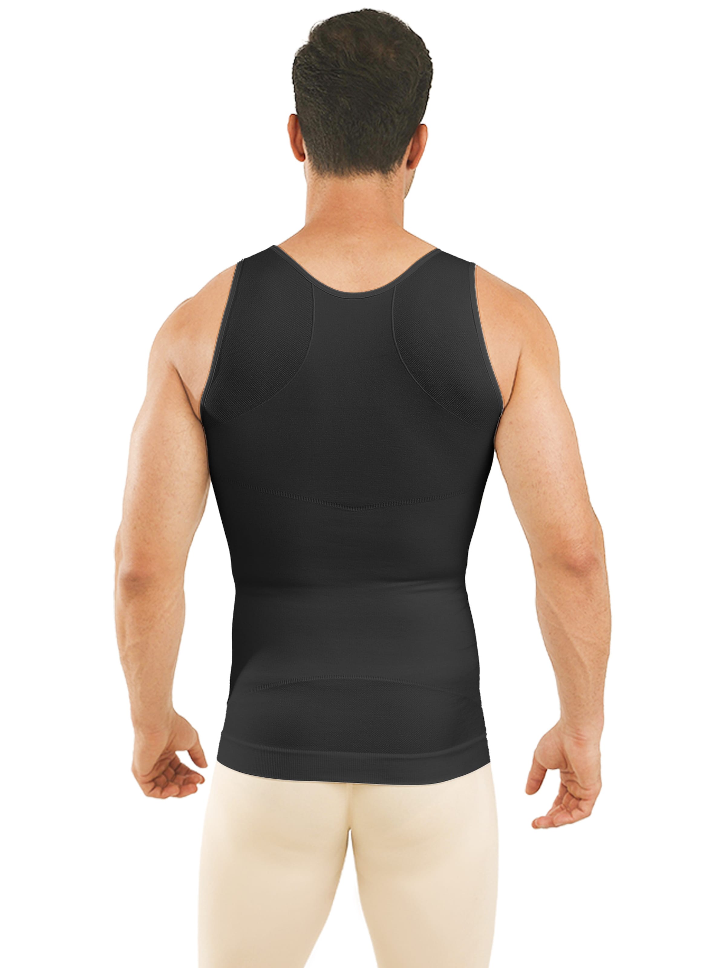MEETWEE Onderhemd 'Men's Compression Tank Top Shirt Shapewear' in Zwart