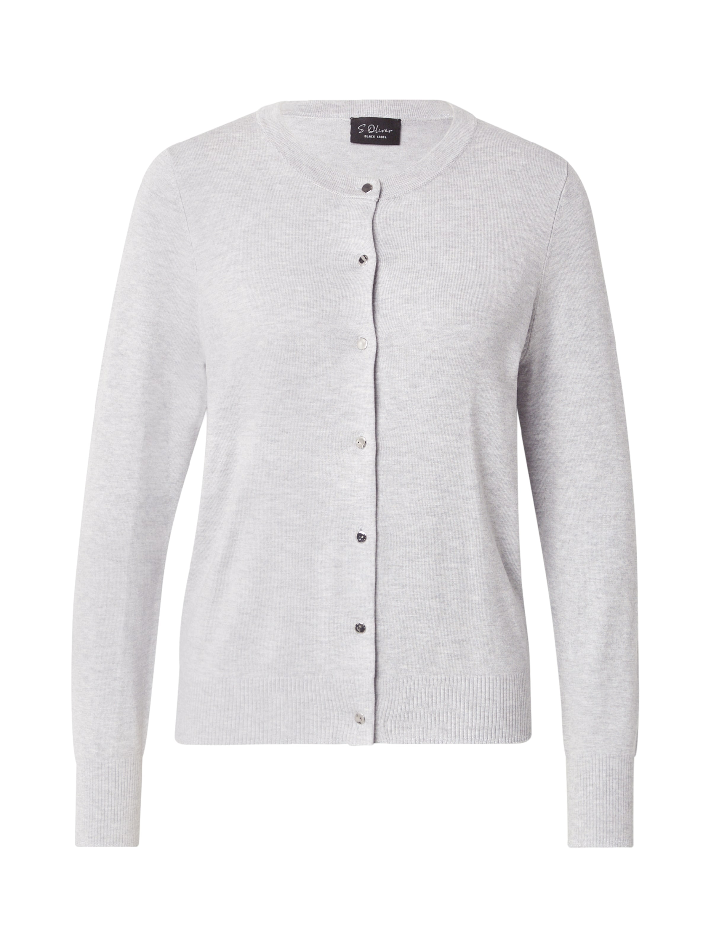 s.Oliver BLACK LABEL Kardigan – šedá: přední strana