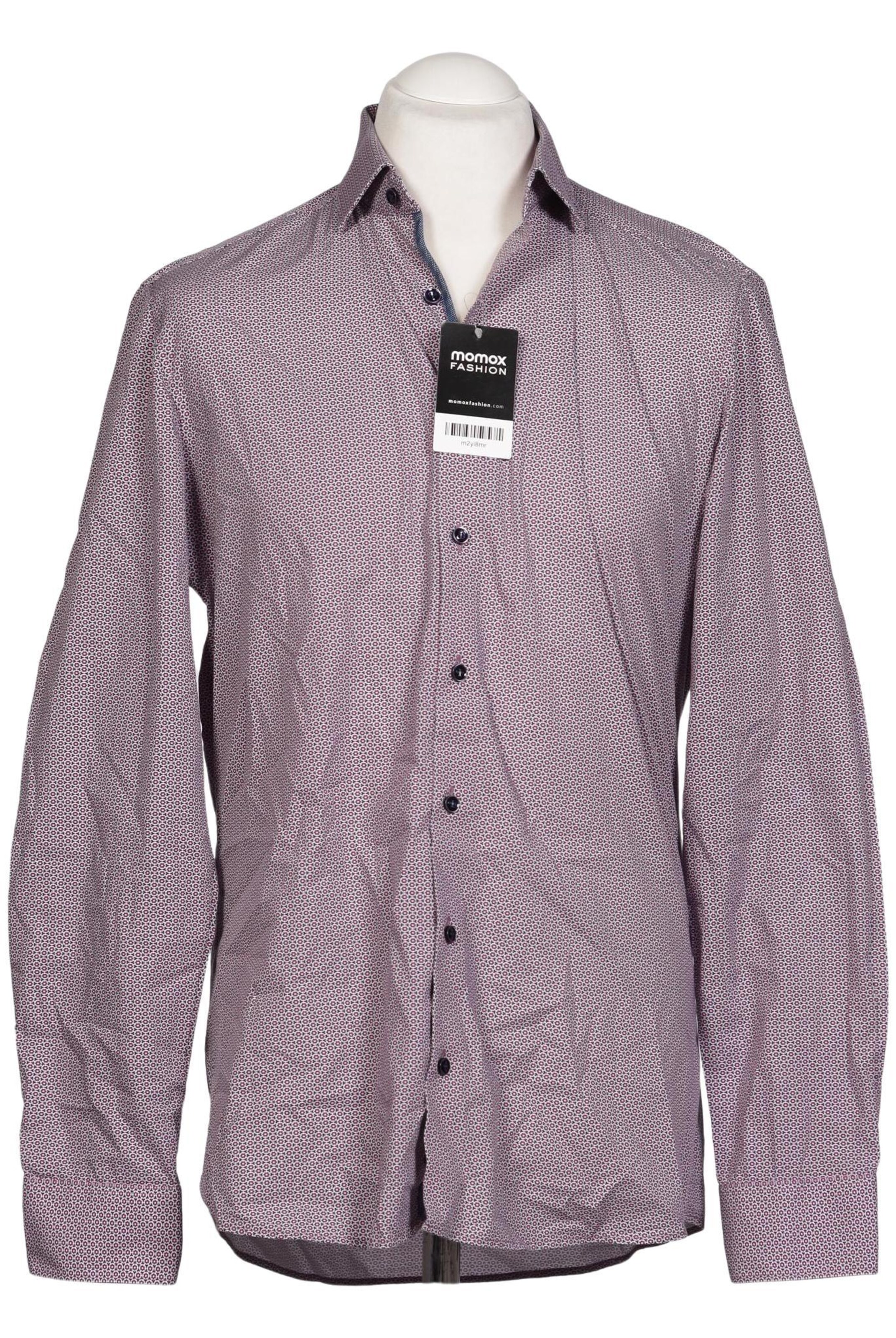 OLYMP Hemd L in Lila: Vorderseite
