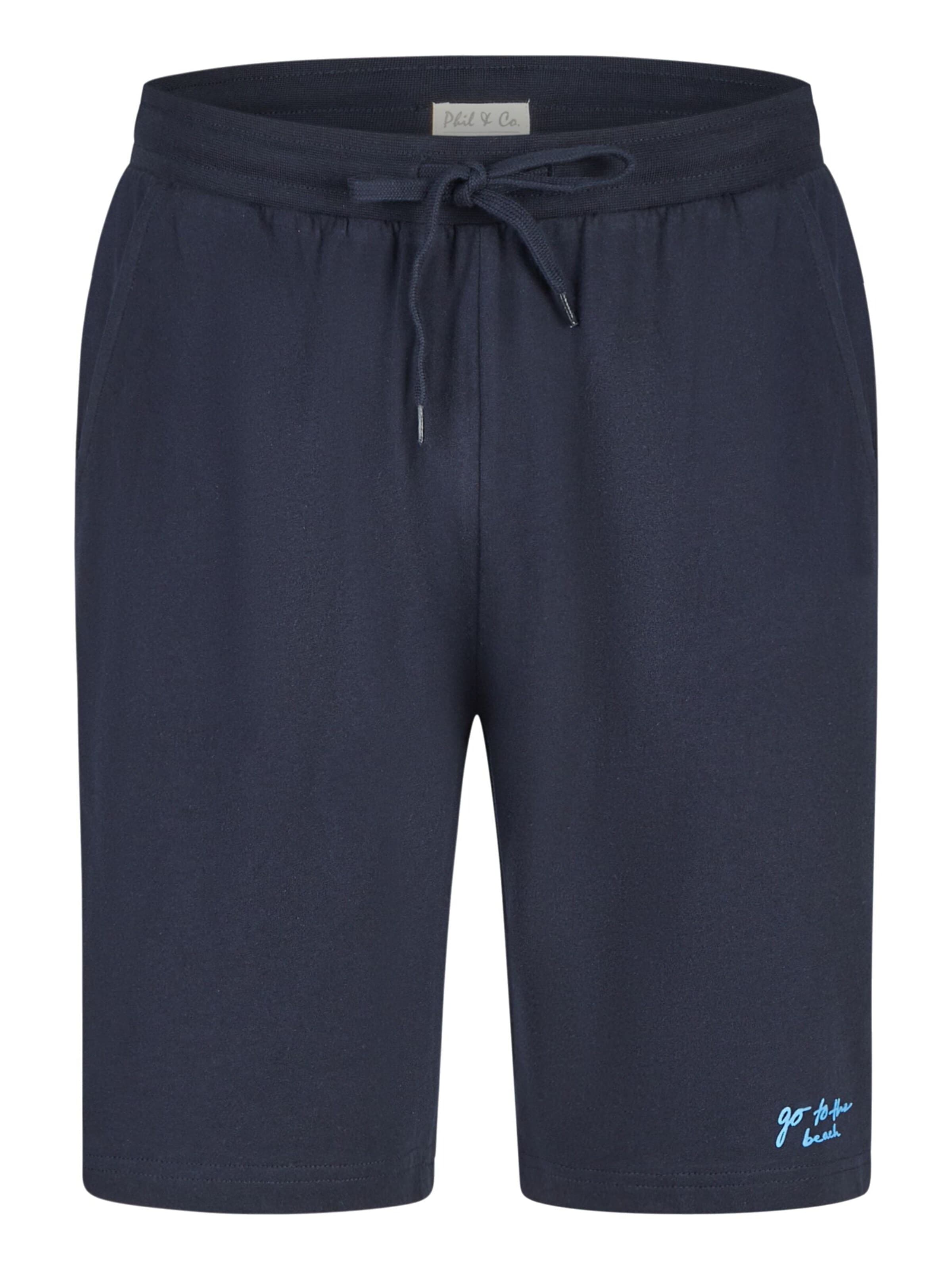 Pyjama court 'Fashionable' Phil & Co. Berlin en bleu