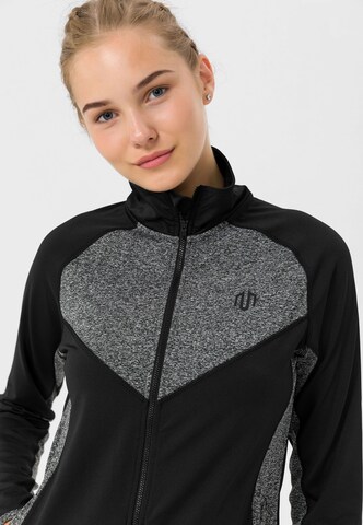 MOROTAI Athletic Jacket 'Naka' in Black