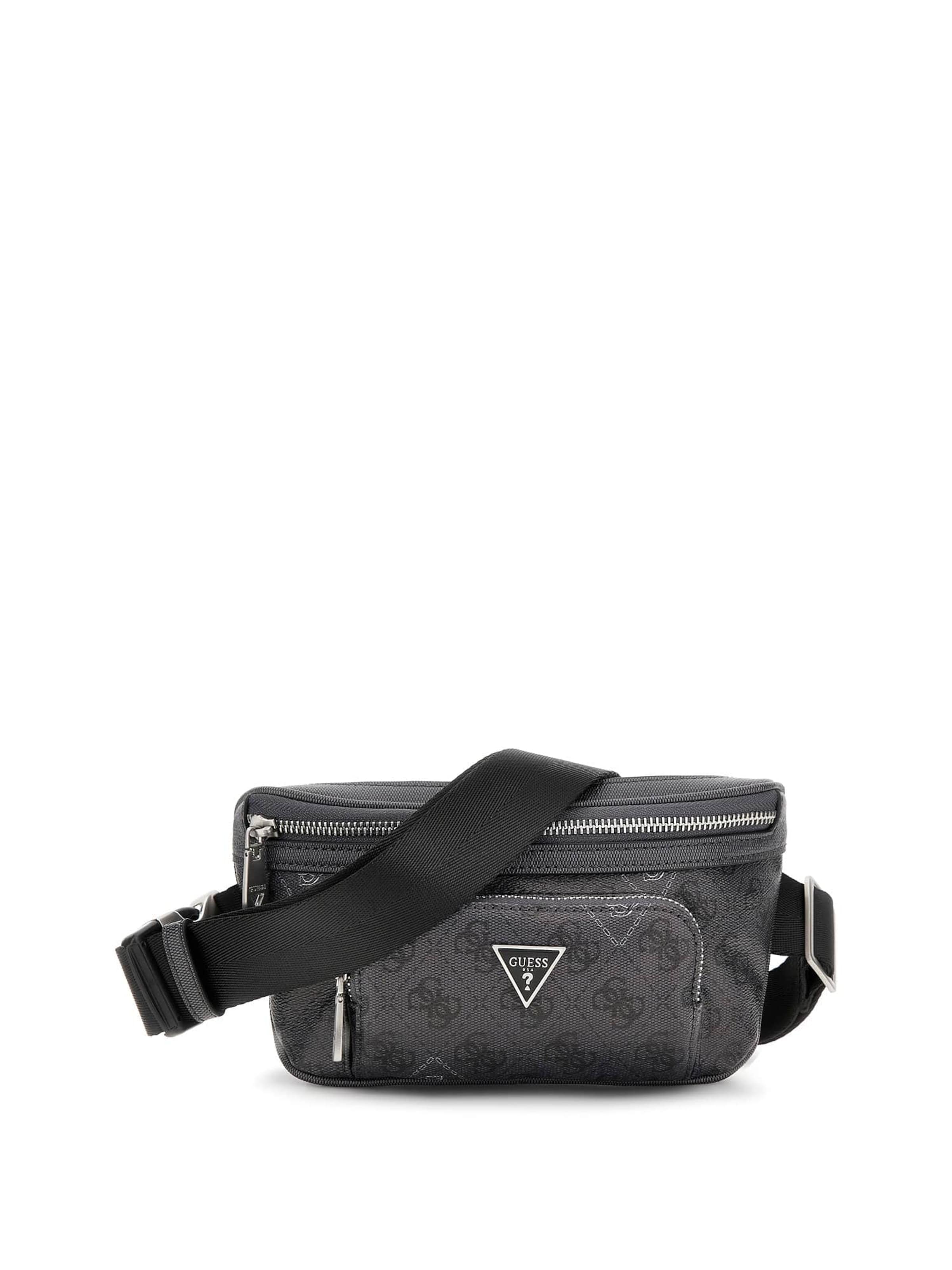 Borsetă 'Milano' de la GUESS pe negru: față