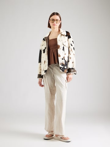 Abercrombie & Fitch Топ в Коричневый