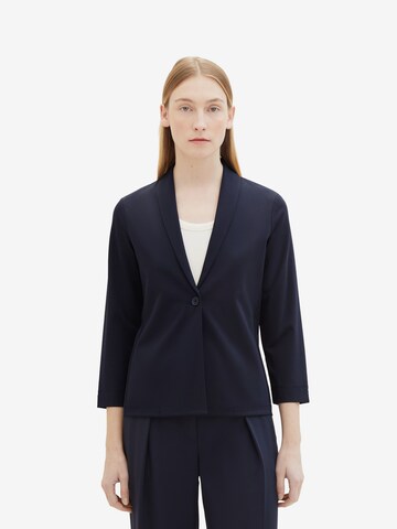 TOM TAILOR Blazer in Blue: front