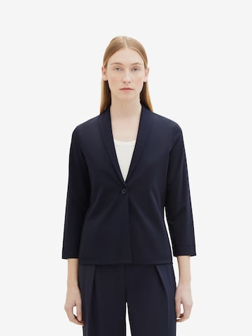 TOM TAILOR Blazer in Blue: front