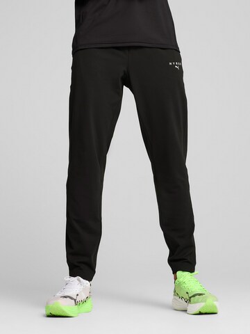 PUMA - regular Pantalón deportivo 'PUMA x HYROX CLOUDSPUN' en negro: frente