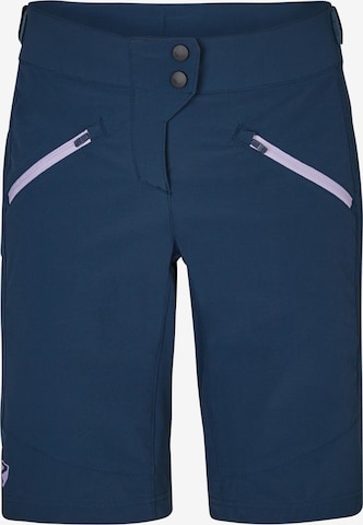 ZIENER Regular Workout Pants 'NASITA' in Blue: front