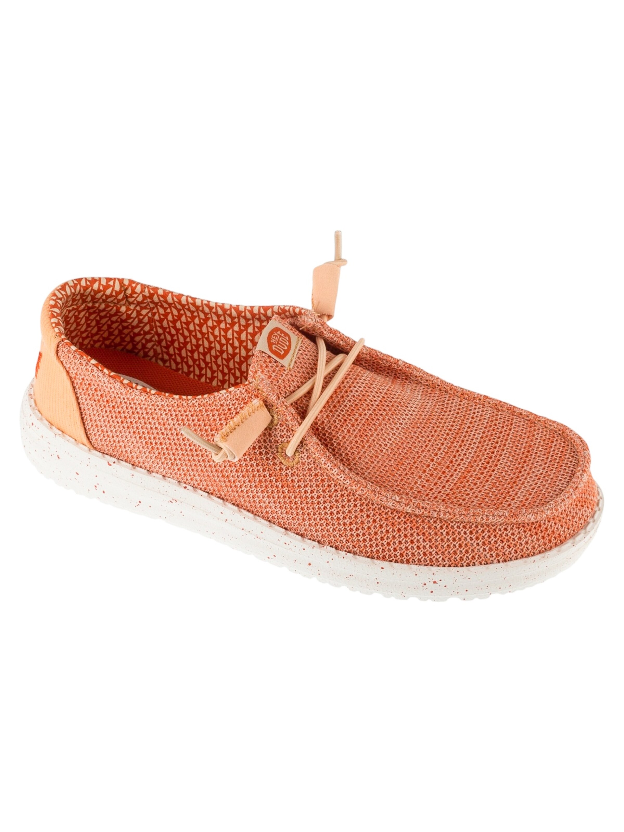 HEY DUDE Moccasins 'Hey Dude Wendy Stretch Sox' in Orange: front