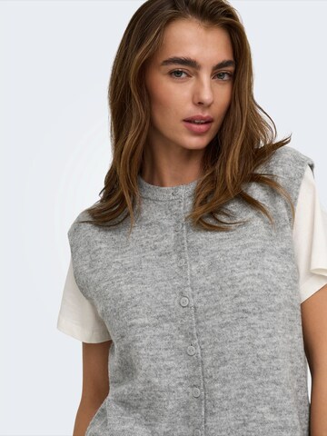 ONLY Gebreide bodywarmer 'ONLSIMONI' in Grijs